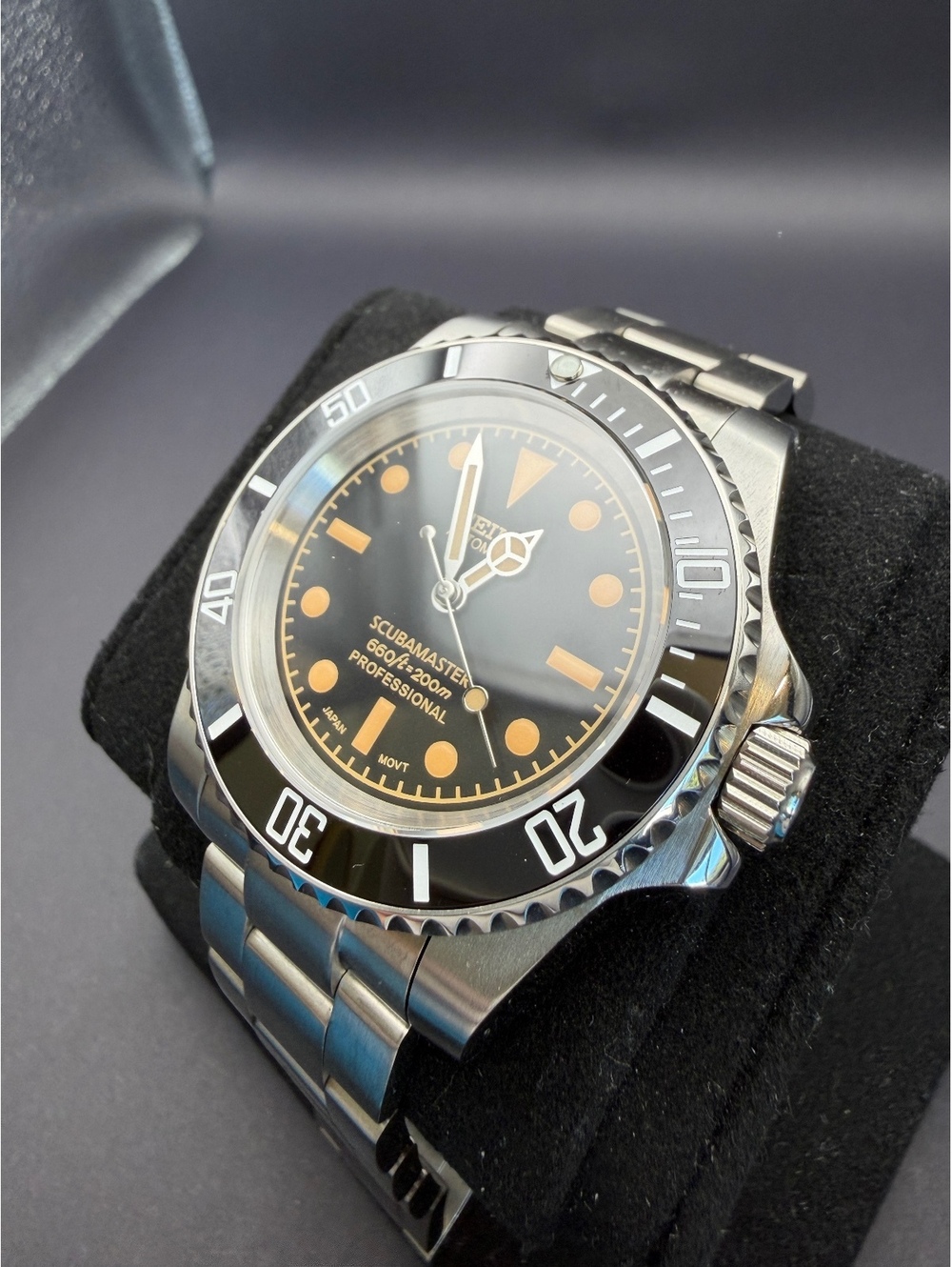 Custom Scubamaster Vintage Submariner Watch Mod